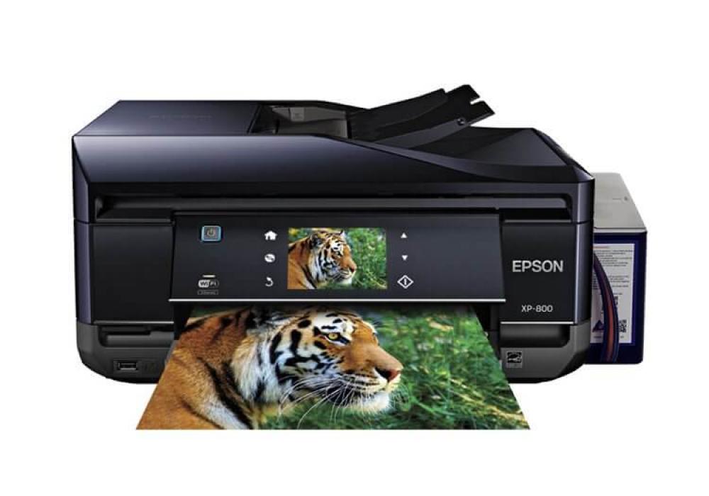 изображение МФУ Epson Expression Premium XP-800 с СНПЧ и чернилами (Рус) - изображение 1