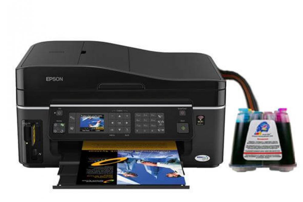 изображение МФУ Epson Stylus Office SX610FW с СНПЧ и чернилами - изображение 1