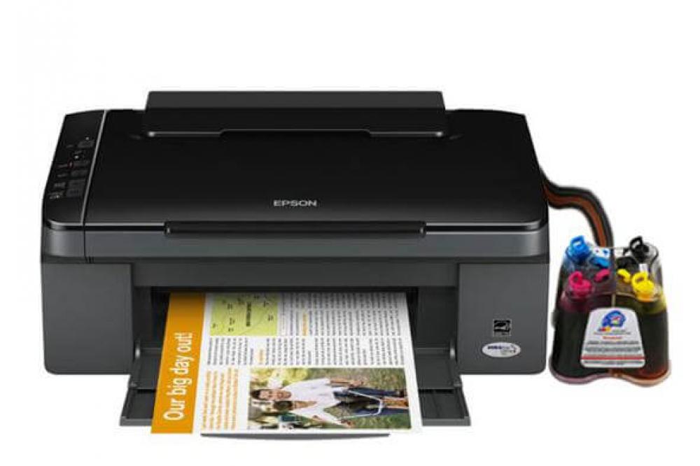 изображение МФУ Epson Stylus NX115 с СНПЧ и чернилами - изображение 1