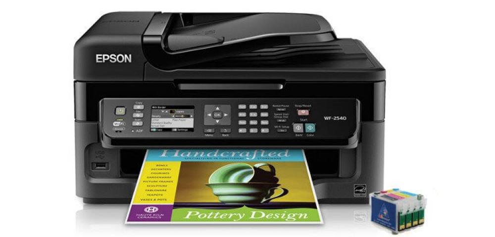 изображение МФУ Epson WorkForce WF-2540 Refurbished by Epson с ПЗК и чернилами - изображение 1