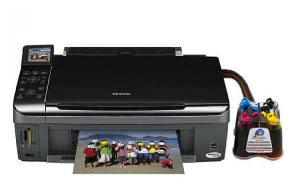 изображение МФУ Epson Stylus NX415 с СНПЧ и чернилами - изображение 1