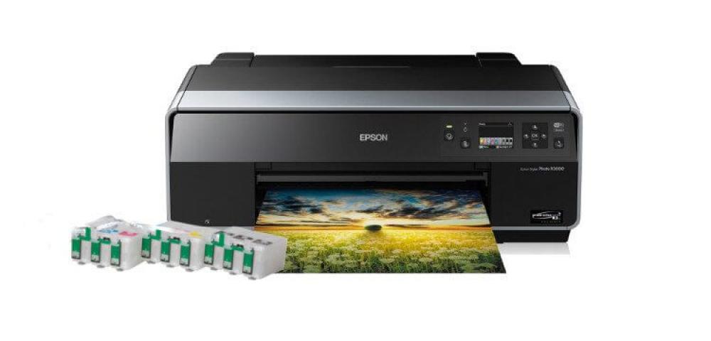 изображение Цветной принтер Epson Stylus Photo R3000 Refurbished by Epson с ПЗК и чернилами - изображение 1