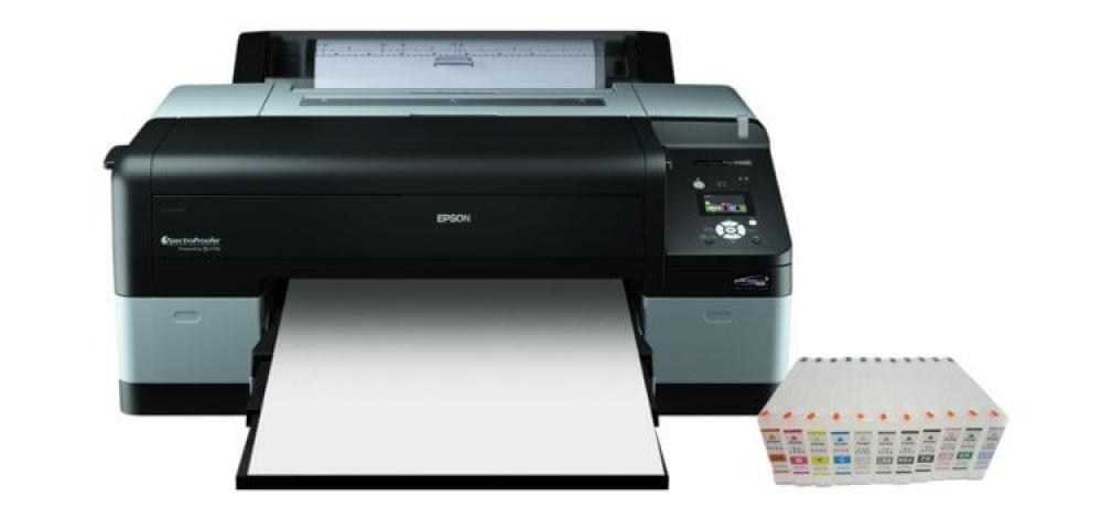 изображение Плоттер Epson Stylus Pro 4900 с ПЗК и чернилами и тремя комплектами чернил по 100мл - изображение 1