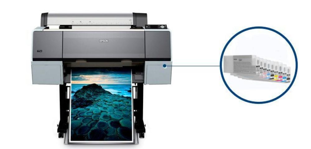 изображение Плоттер Epson Stylus Pro 7890 с ПЗК и чернилами - изображение 1