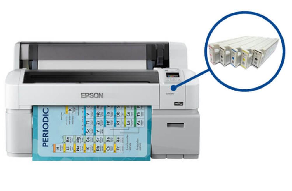 изображение Плоттер Epson SureColor SC-T3200 с ПЗК и чернилами (без стенда) - изображение 1