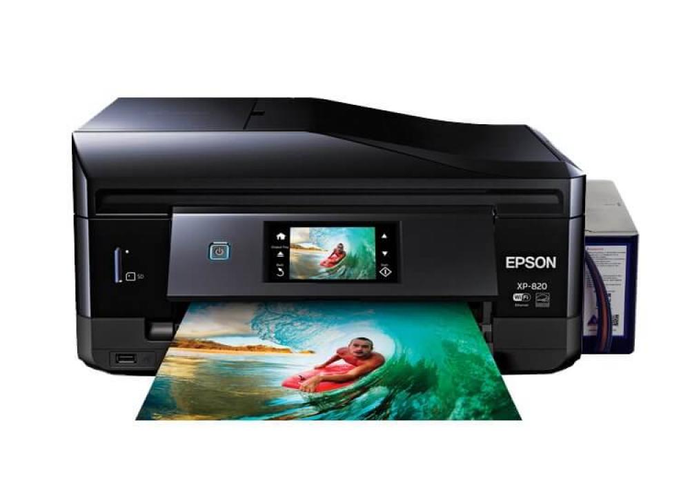 изображение МФУ Epson Expression Premium XP-820 с СНПЧ и чернилами - изображение 1