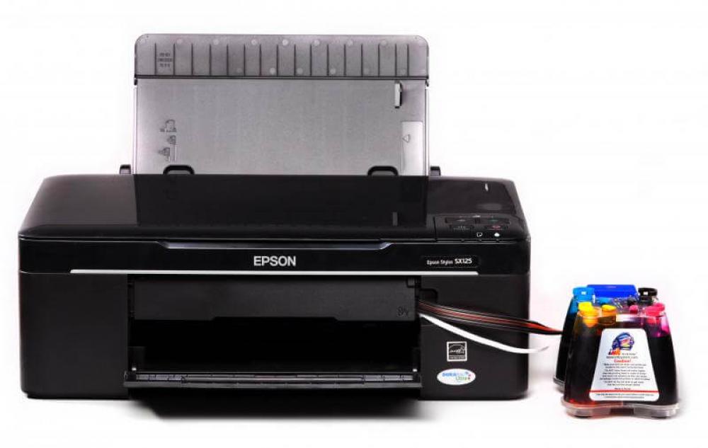 изображение МФУ Epson Stylus SX130 с СНПЧ и чернилами - изображение 1