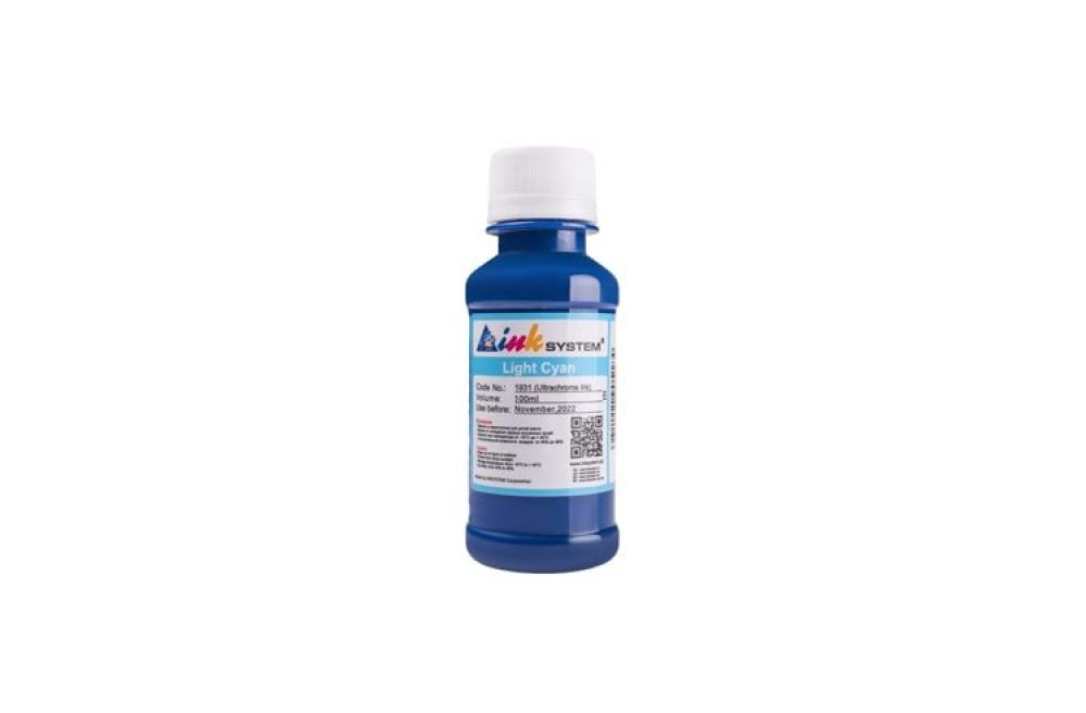 изображение Пигментные чернила INKSYSTEM для мелованной бумаги (Art-ink) Light Cyan 100 мл. - изображение 1