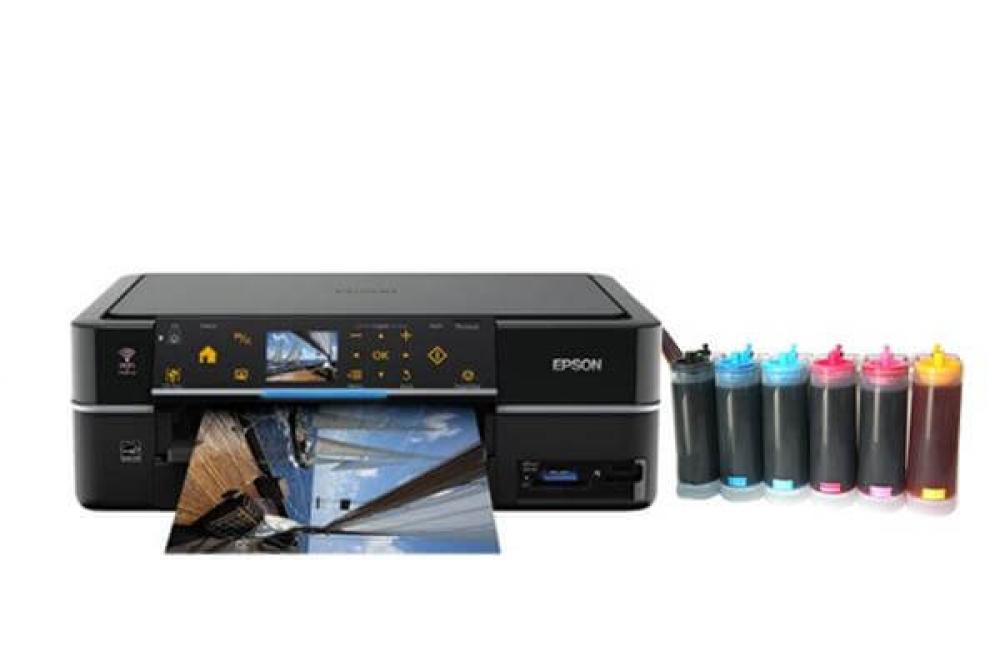 изображение МФУ Epson Stylus Photo PX720WD с СНПЧ и чернилами INKSYSTEM Industrial - изображение 1
