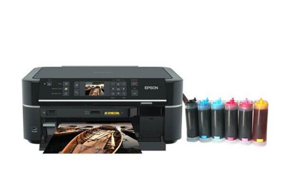 изображение МФУ Epson Stylus Photo TX650 с СНПЧ и чернилами INKSYSTEM Industrial - изображение 1
